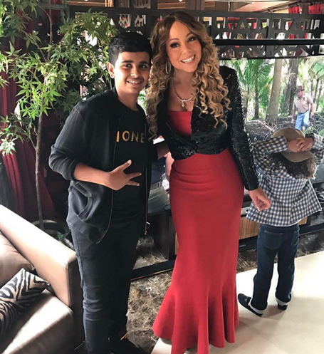 One of Dubai's richest kids and Mariah Carey | mcarchives.com