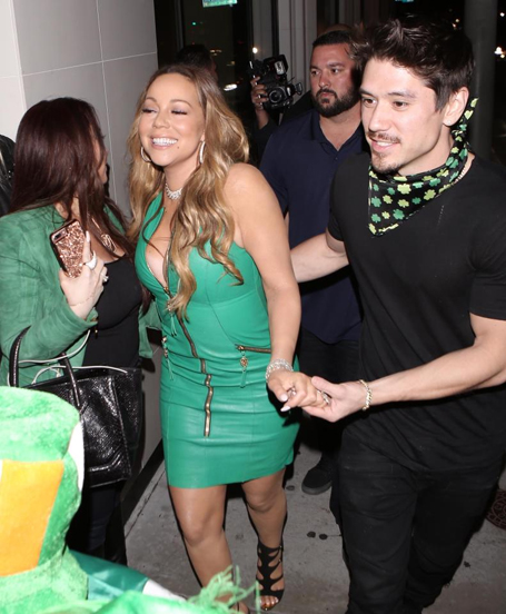 Mariah Carey, kids celebrate St. Patrick's Day | mcarchives.com