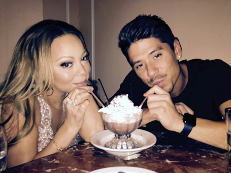 Mariah shares throwback photo with ex Bryan Tanaka | mcarchives.com