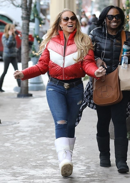 Mariah Carey gets shopping in Aspen | The Mariah Carey Archives