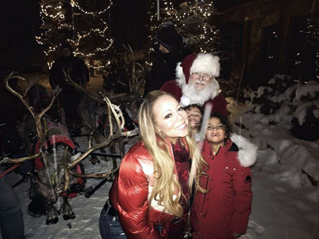 Mariah Carey takes her kids to Aspen | mcarchives.com