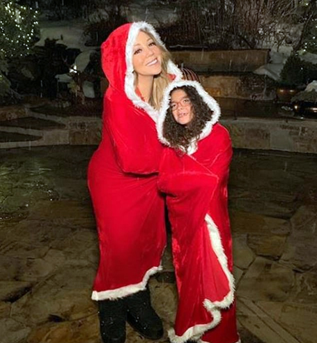 Mariah Carey last minute Christmas shopping in Aspen | mcarchives.com