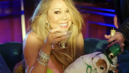 Mariah Carey salutes St. Patrick's Day | mcarchives.com