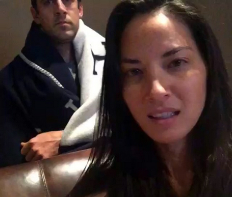 Olivia Munn And Aaron Rodgers Lip Sync Their Hearts Out The Mariah Carey Archives